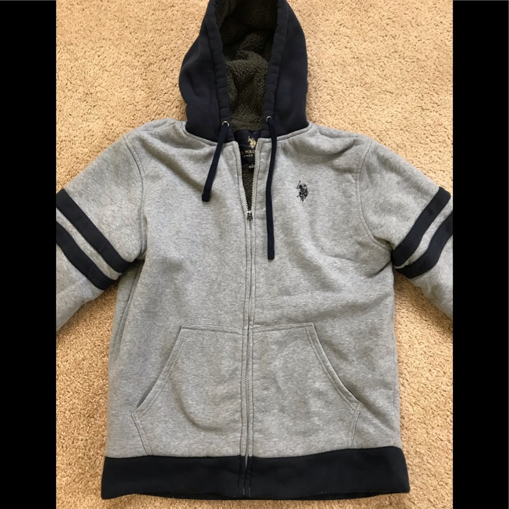 US Polo zip up sweat shirt